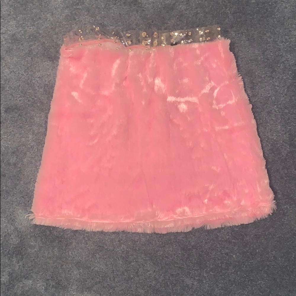 Dolls kill candy fuhreak fur skirt
